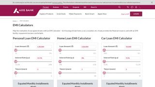 
                            1. EMI Calculator for Personal Loan, Home Loan and Car Loan ...