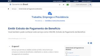 
                            7. Emitir Extrato de Pagamento de Benefício - gov.br