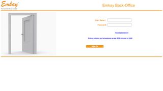 
                            3. EMKAY Client Back-Office
