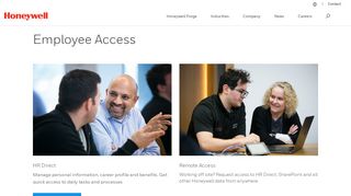 
                            7. Employee Access - honeywell.com