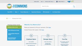 
                            3. Employee Action Center - The Commons (DPS)