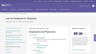 
                            6. Employee and Physician Login | Northwestern …