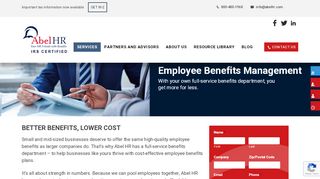 
                            1. Employee Benefit Management Services ... - Abel HR