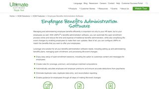 
                            7. Employee Benefits Administration Software | UltiPro®