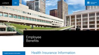 
                            4. Employee Benefits at The Juilliard School