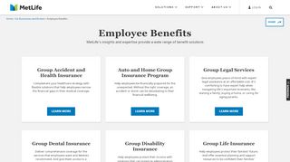 
                            10. Employee Benefits | MetLife