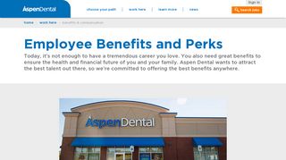 
                            2. Employee Benefits & Perks | Aspen Dental Jobs