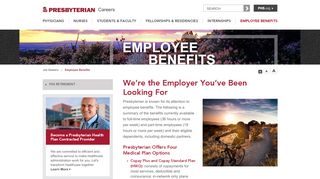 
                            7. Employee Benefits | Presbyterian Healthcare Services ...