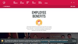 
                            5. Employee Benefits - Products | AIA Singapore