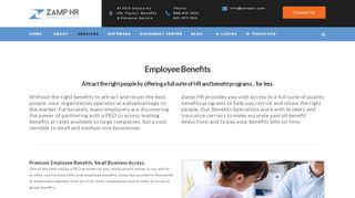 
                            1. Employee Benefits - Zamp HR