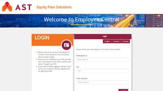 
                            3. Employee Central - AST Trust Company (Canada)