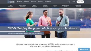 
                            3. Employee Choice | Choose Your Own Device | Solutions | Jamf