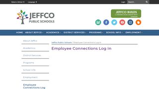 
                            1. Employee Connections Log In - Jeffco Public Schools