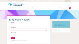 
                            5. Employee Health Login