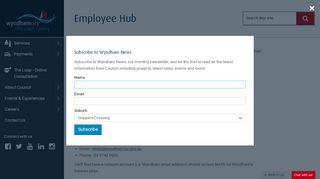 
                            6. Employee Hub | Wyndham City