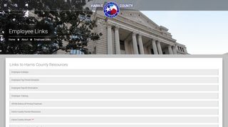 
                            3. Employee Links | Harris County | Texas