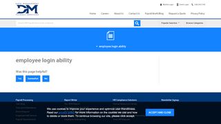 
                            2. employee login ability | DM Payroll Services, LLC