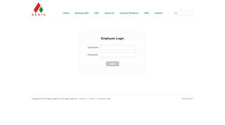 
                            2. Employee Login - Aegis Logistics Limited