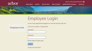 
                            5. Employee Login - Arbor Rehabilitation