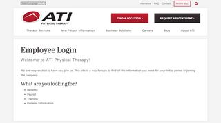 
                            2. Employee Login | ATI