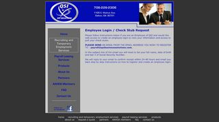 
                            7. Employee Login / Check Stub Request - QSI Business Solutions