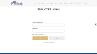 
                            7. Employee Login - FirstBank Mortgage