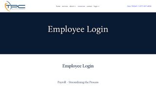 
                            9. Employee Login — Payroll Services Las Vegas NV | TPC ...