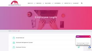 
                            6. Employee Login - Planetcast