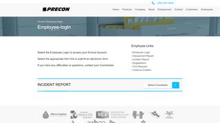 
                            1. Employee Login - Precon