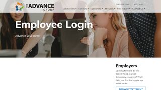 
                            5. Employee Login - The Advance Group - Advance Staffing Solutions