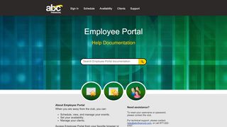 
                            4. Employee Portal - ABC Help - ABC Financial