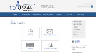 
                            6. Employee Portal - Apogee Solutions