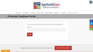 
                            4. Employee Portal – AppHealthCare