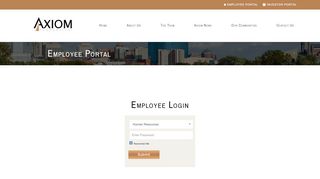 
                            6. Employee Portal - Axiom Properties