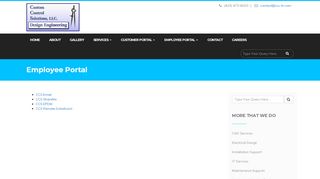 
                            8. Employee Portal – CCS