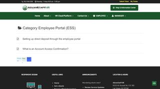 
                            3. Employee Portal (ESS) | AdvanStaff HR - Part 2