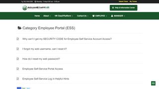 
                            1. Employee Portal (ESS) | AdvanStaff HR