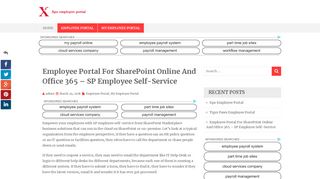 
                            8. Employee Portal For SharePoint Online And Office 365 – SP ...