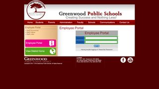 
                            9. Employee Portal: Greenwood Public School District