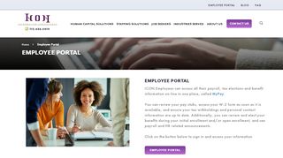 
                            7. Employee Portal | ICON Information Consultants