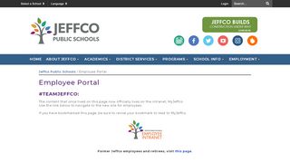 
                            1. Employee Portal - Jeffco Public Schools