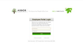 
                            8. Employee Portal Login - arborstaffing.securedportals.com