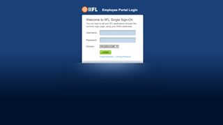 
                            1. Employee Portal Login Page - India Infoline