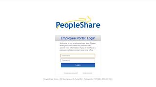 
                            4. Employee Portal Login - peopleshare.securedportals.com