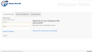 
                            11. Employee Portal - minutemenhr.evolutionpayroll.com