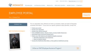 
                            7. Employee Portal - Nomaco