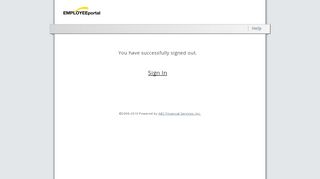 
                            1. Employee Portal - Sign In - ABC Financial