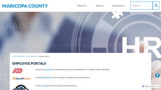 
                            6. Employee Portals | Maricopa County, AZ