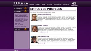 
                            5. Employee Profiles | Tacala, LLC