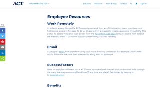
                            7. Employee Resources - ACT
